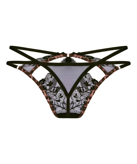 Highleg Thong Tasha, Black