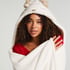 Reindeer cuddly blanket, White