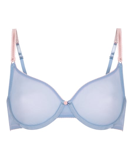 Roza Non-Padded Underwired Bra, Blue