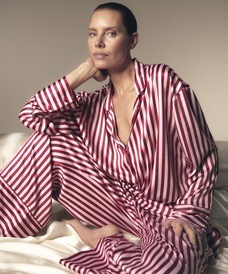 Satin Trousers, Pink