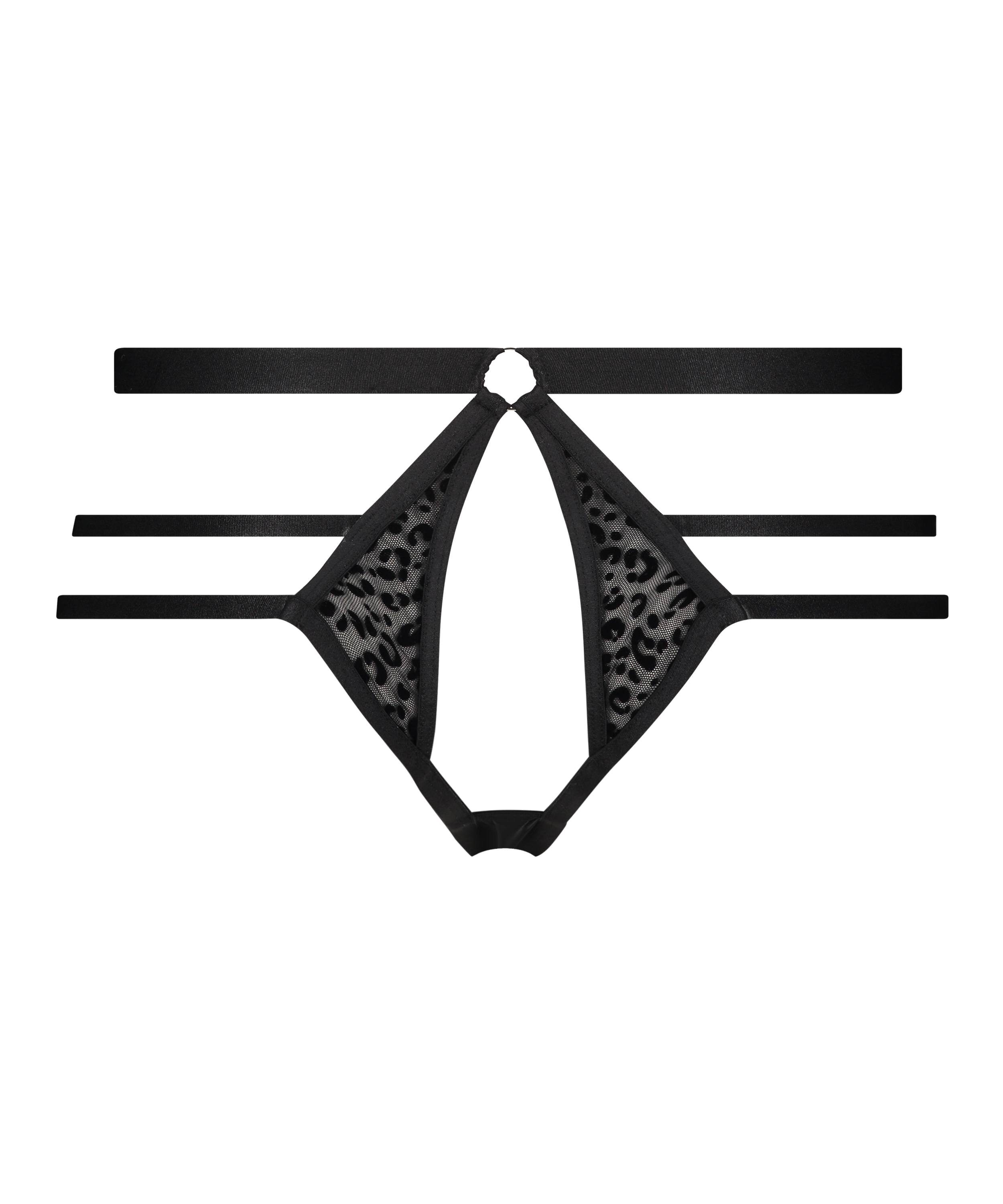 Jagger Brazilian with open crotch, Black, main