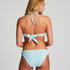 Crinkle Bandeau Bikini Top, Blue