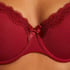 Lola Padded Underwired Bra, Red