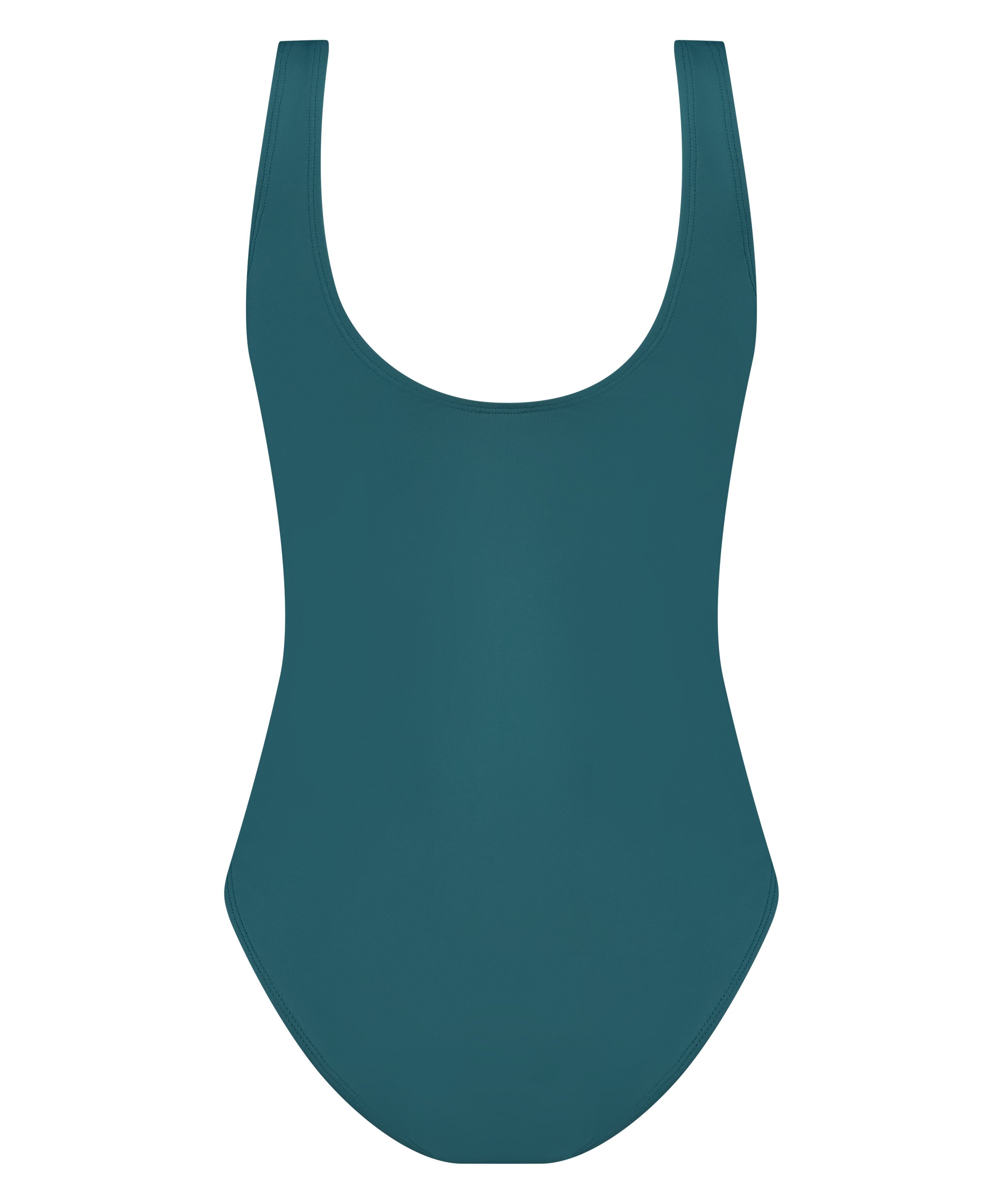 Shaping Shell Mesh Swimsuit, Green, main
