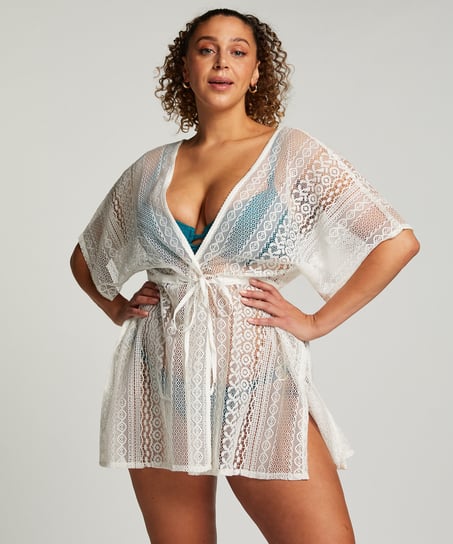 Beach Kaftan, White