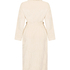 Fleece Bathrobe, White