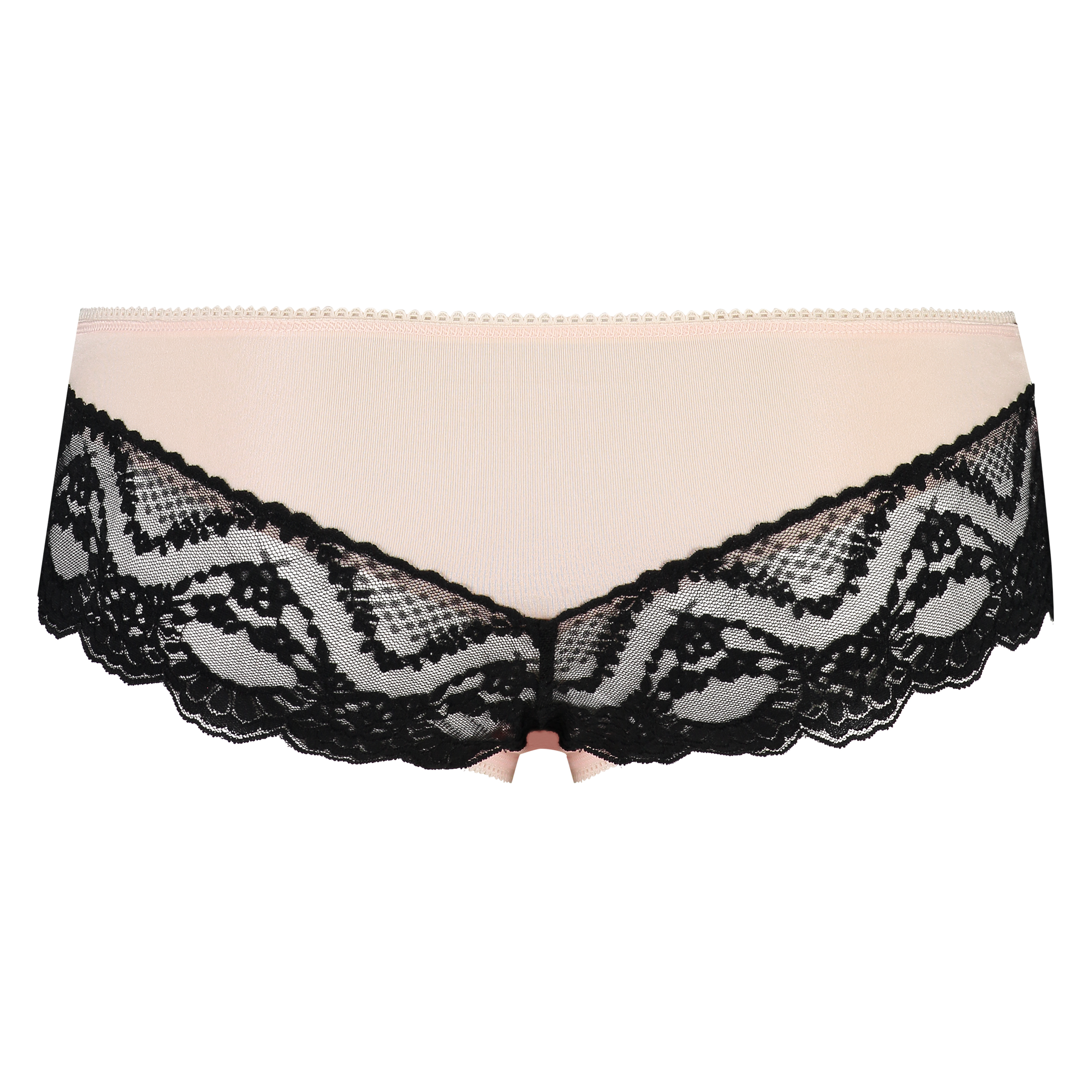 Lacey Microfibre Brazilian, Black, main