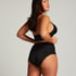 Scallop Rio Bikini Bottoms, Black