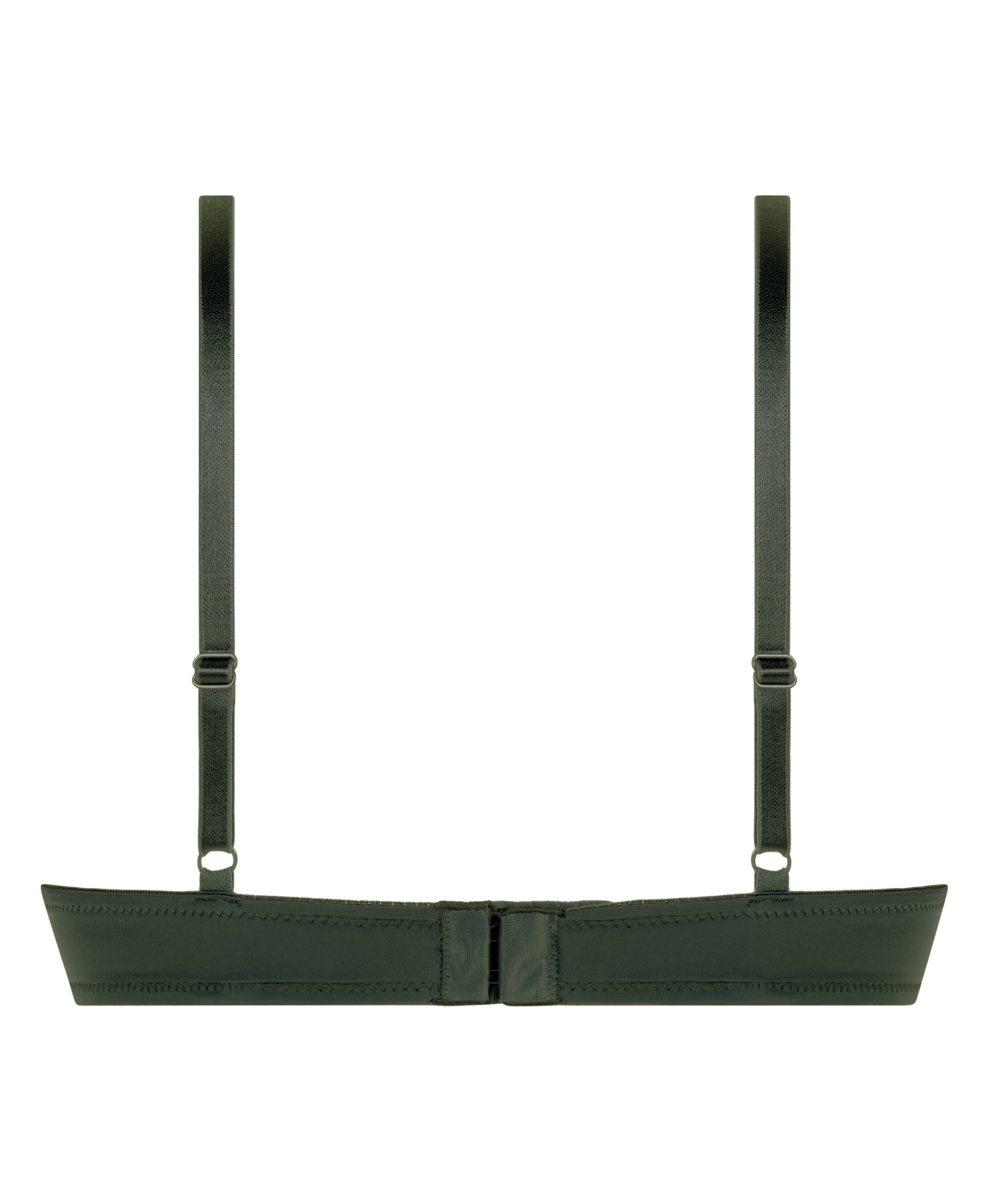 Plunge Padded Underwired Bra, Green, main