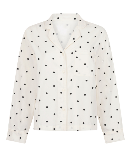Jacket Cotton Dot, White