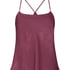Ayla Satin Cami Top, Purple
