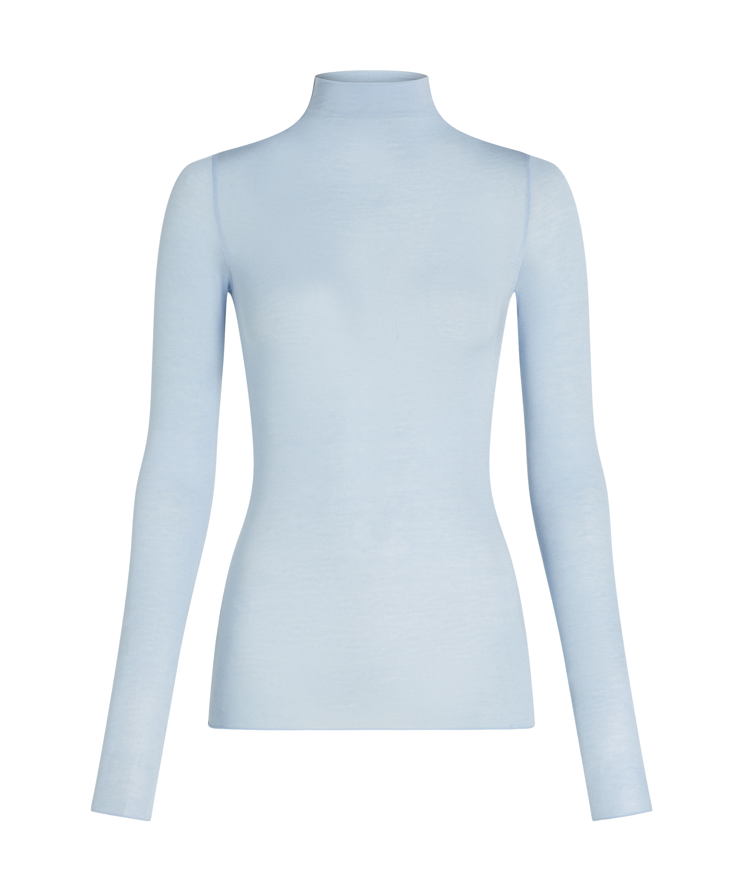 super soft Turtleneck Shirt with Cashmere, Blue