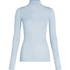 super soft Turtleneck Shirt with Cashmere, Blue