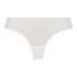 Allover Lace Invisible thong, White