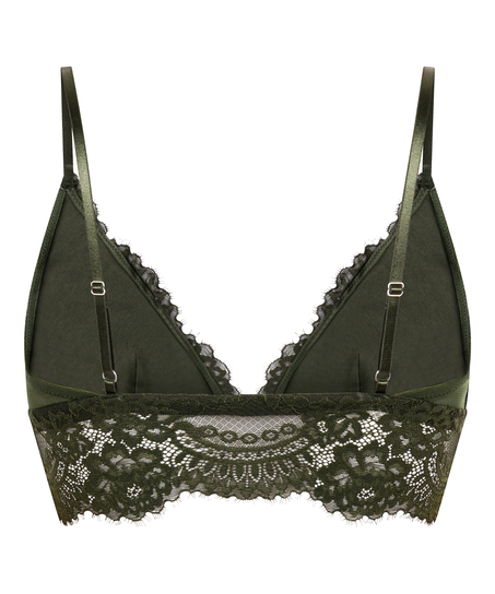 Amara Triangle Bralette, Green