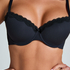 Lola Padded Underwired Bra, Black