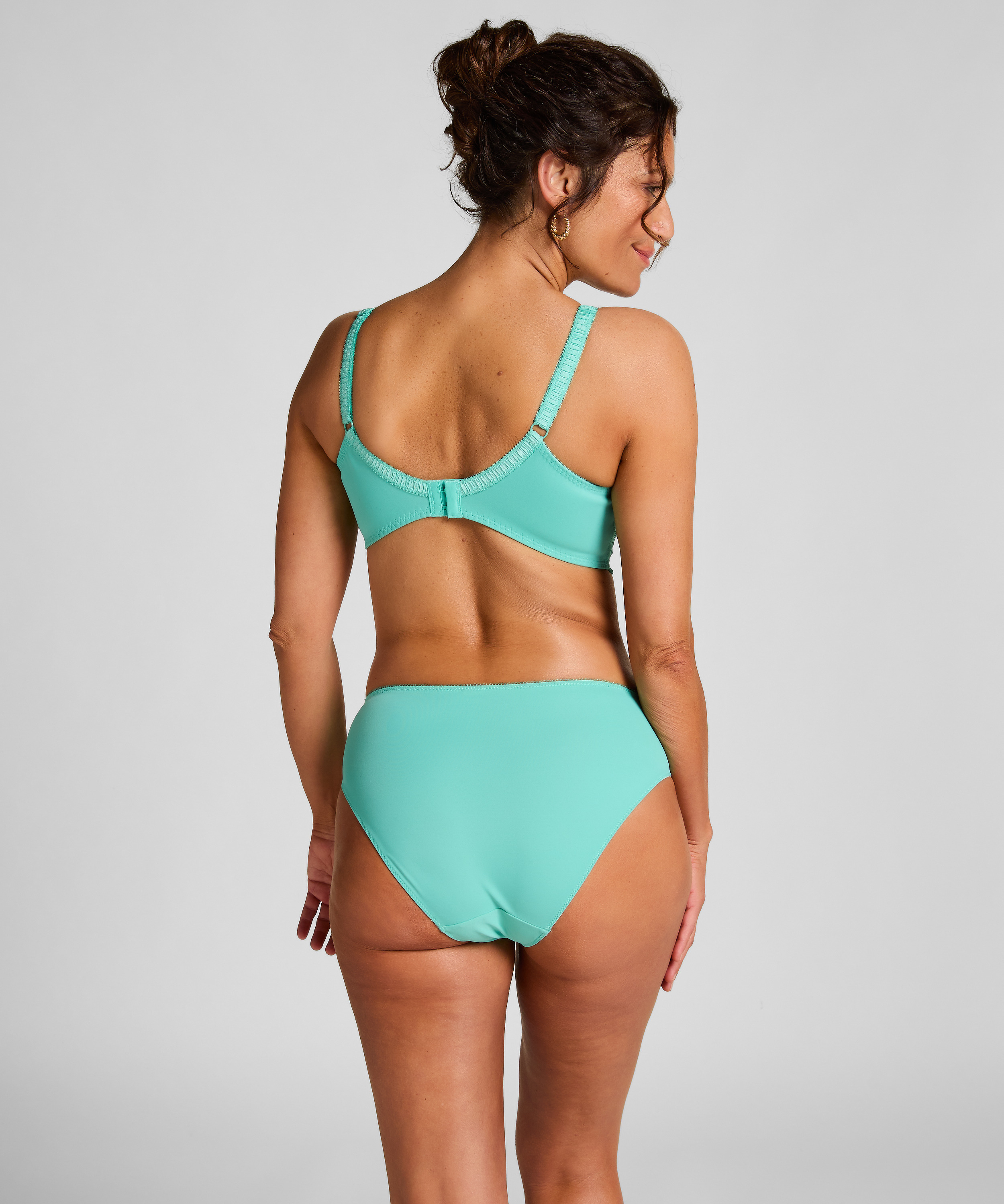 Diva Non-Padded Underwired Bra, Green, main