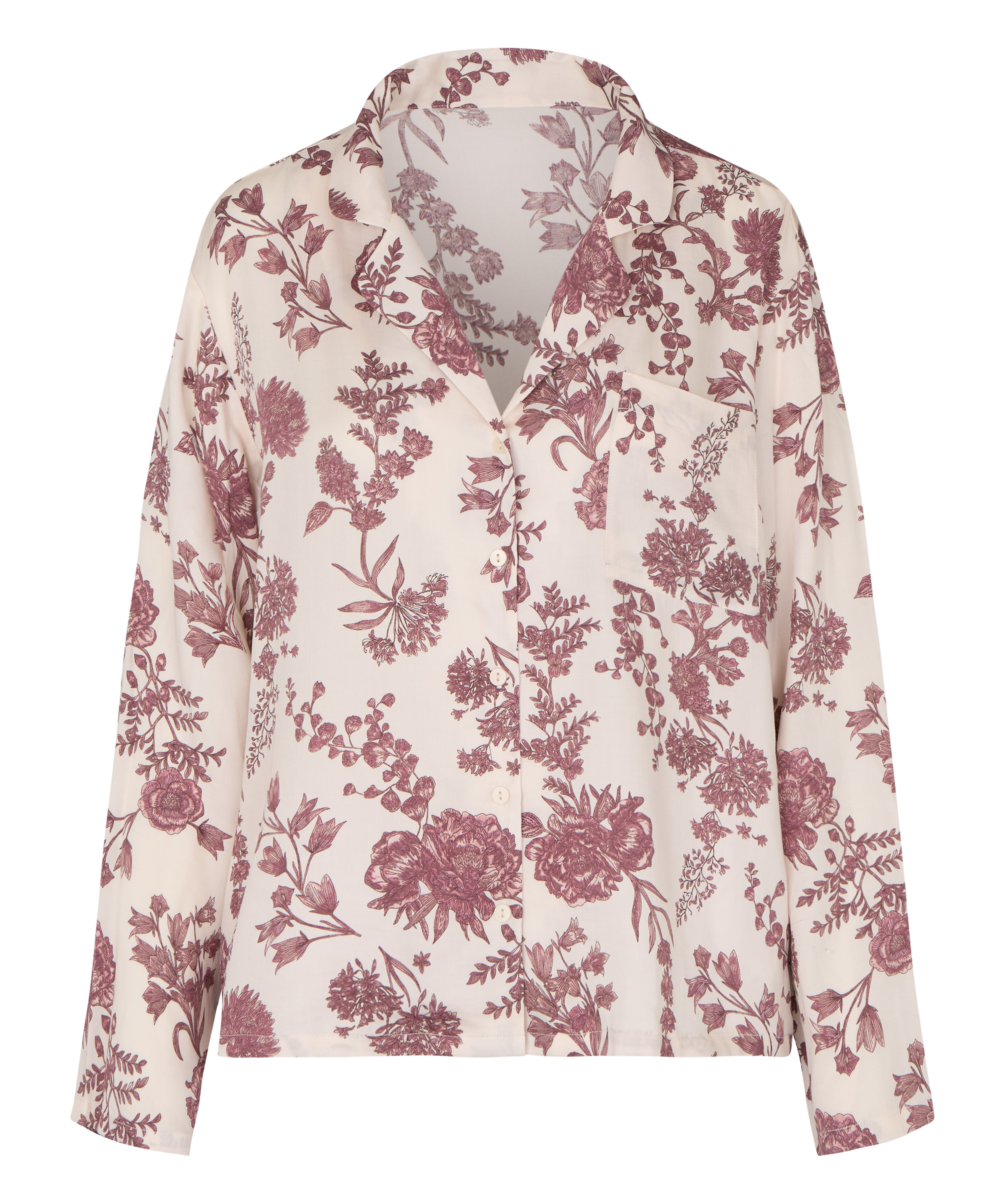 Jacket Woven Print, Beige, main