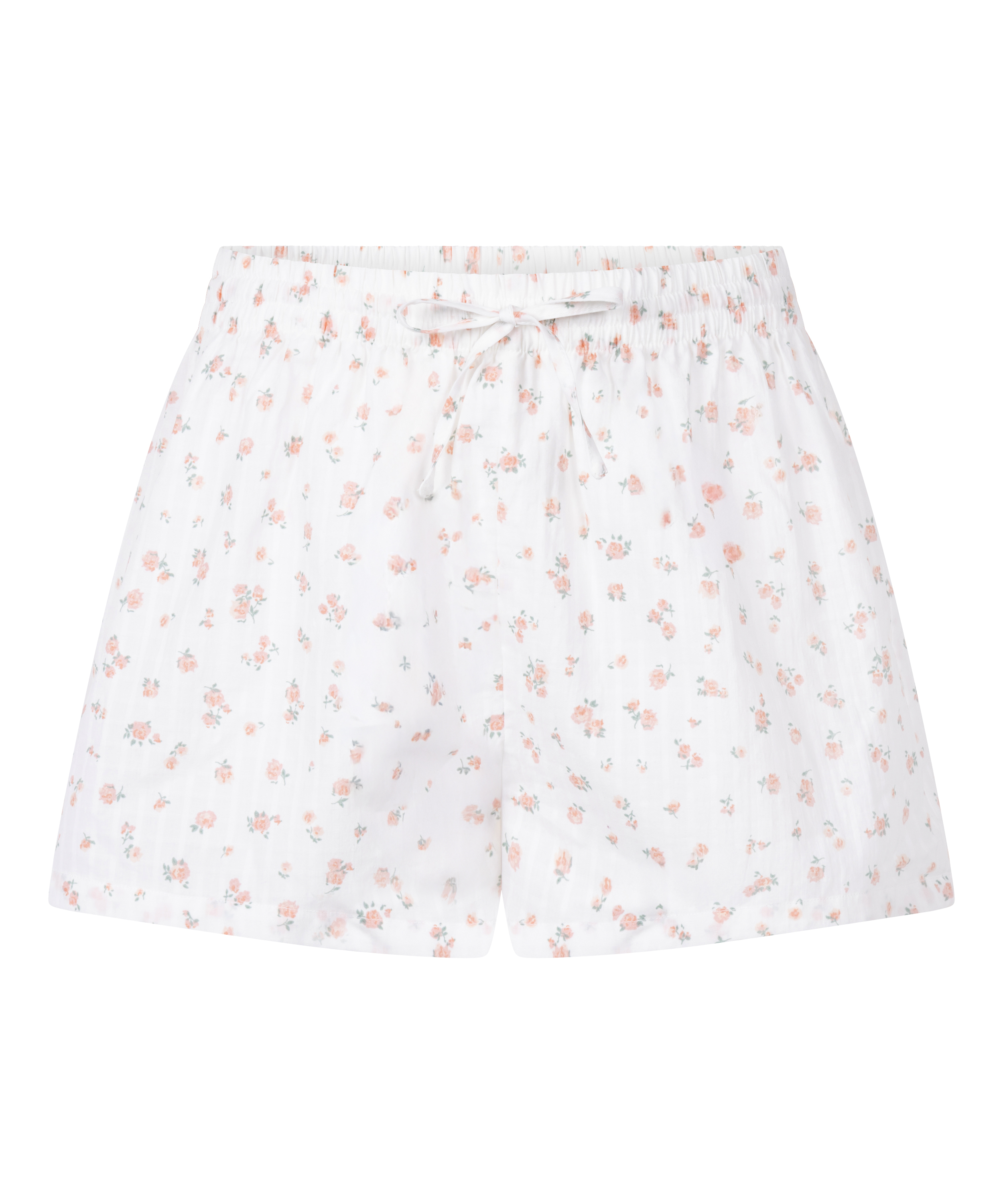 Pyjama Woven Shorts, White, main