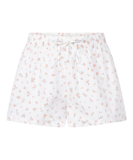 Pyjama Woven Shorts, White