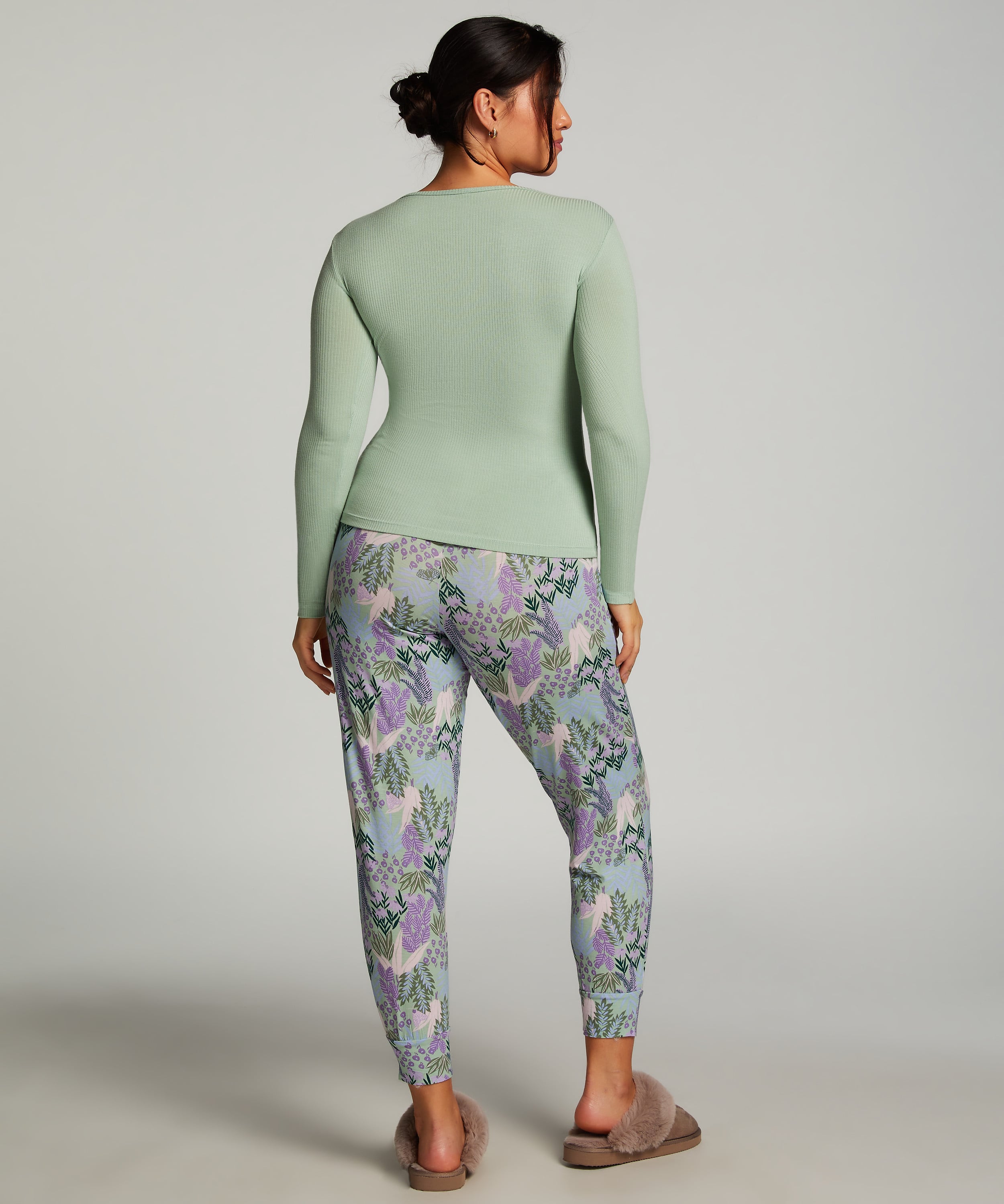 Tall Pyjama Pants, Green, main