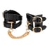 Wristcuffs Cross Straps, Black