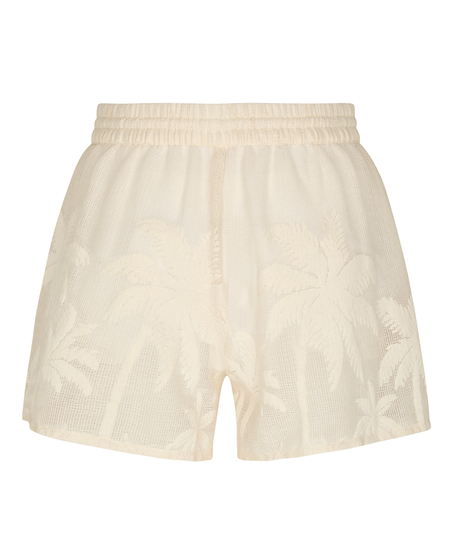 Beach Shorts Palm, White