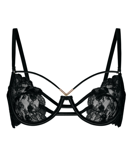 Non-Padded Underwired Bra Zara, Black