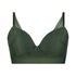 Cleo padded non-underwired bra, Green