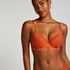 Marine Padded Underwired Bra, Orange