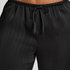 Satin Pinstripe Trousers, Black