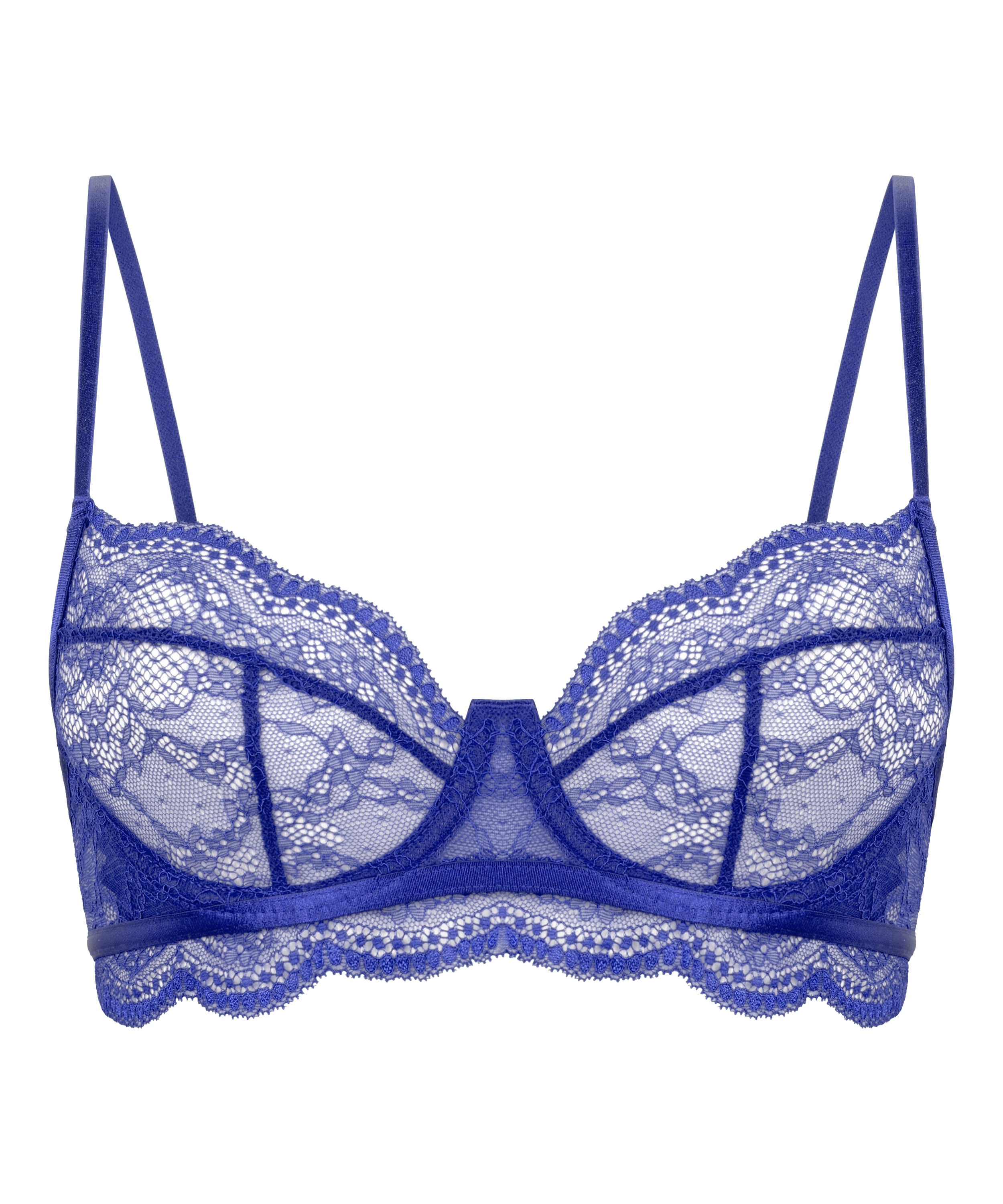 Isabelle Non-Padded Underwired Bra, Blue, main