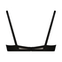 Seductress Half-Padded Cup Underwired Bra, Black