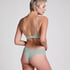 V-shaped Brazilian knickers mesh, Green
