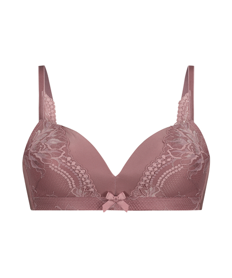 Lycke Padded Non-Wired Bra, Pink