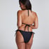 Yucatan High-Leg Bikini Bottoms, Black