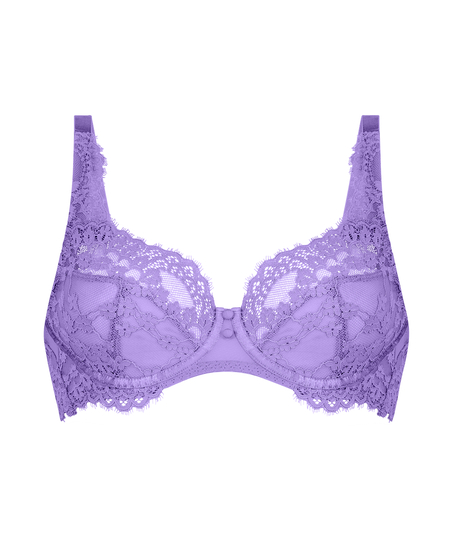 Daisy Non-Padded Underwired Bra, Purple