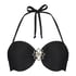 Yucatan Bandeau Bikini Top, Black
