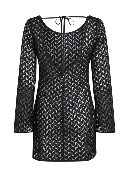 Beach Crochet Dress, Black