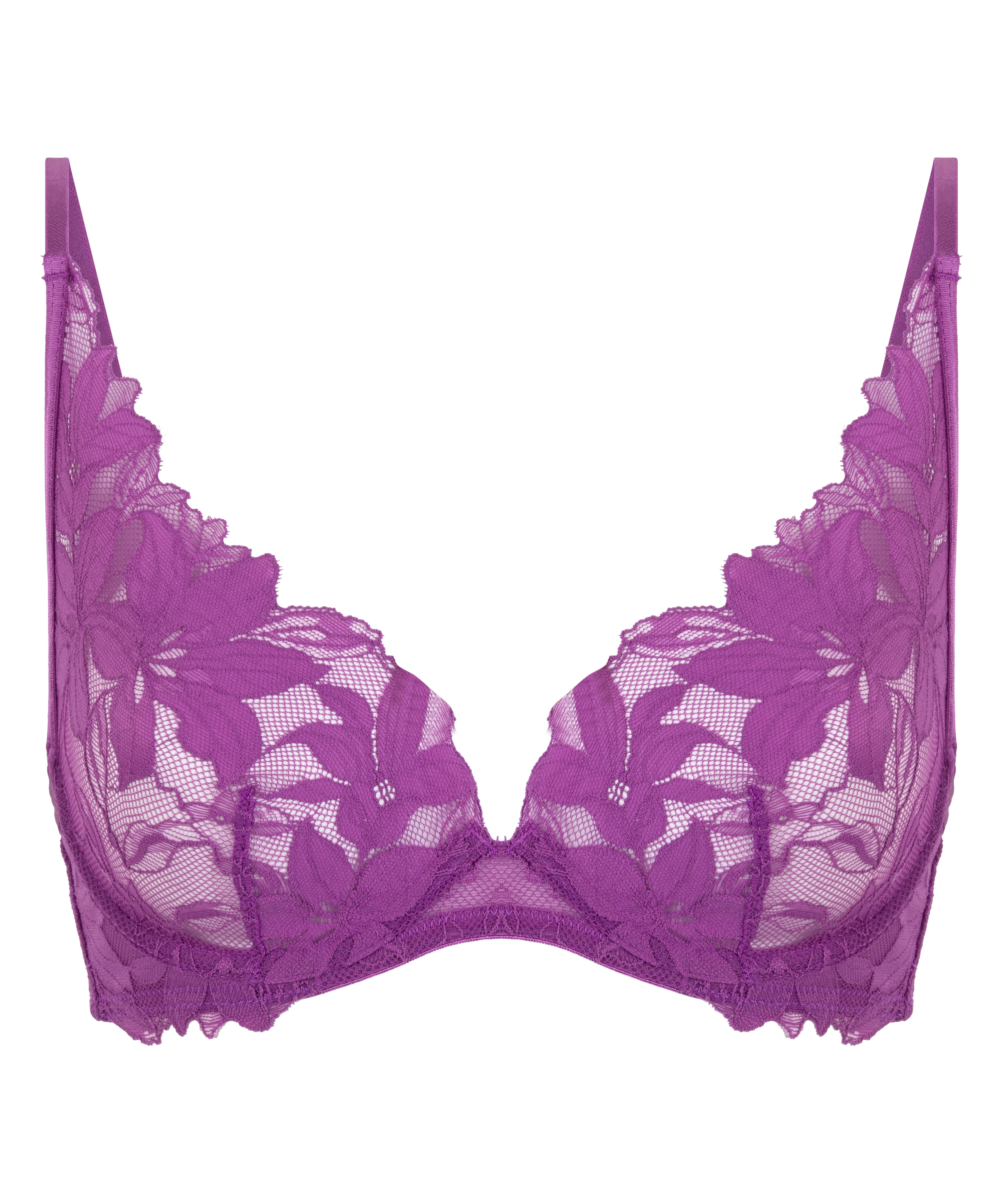 Ingrid Non-Padded Underwired Bra, Purple, main