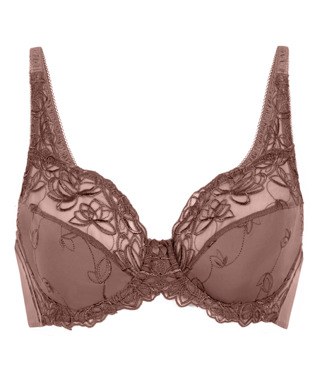 Diva Non-Padded Underwired Bra, Brown