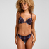 Plunge Padded Underwired Bra, Purple