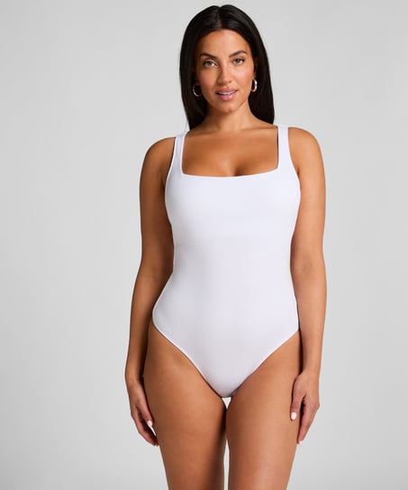 Cotton Rib Body, White
