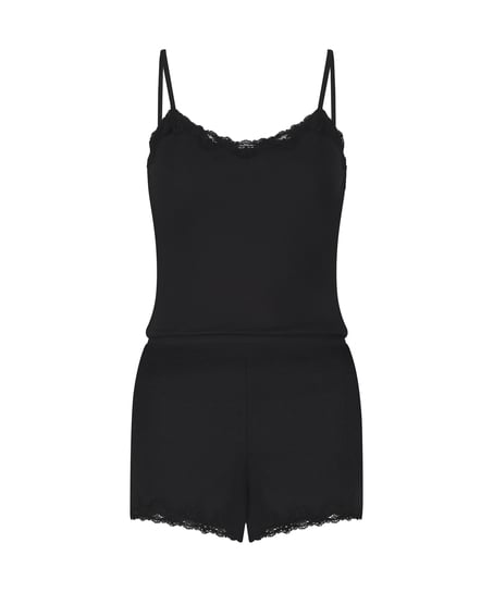 Cami Short Pyjama Set, Black