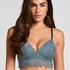 Andrea Padded Non-Wired Bra, Blue