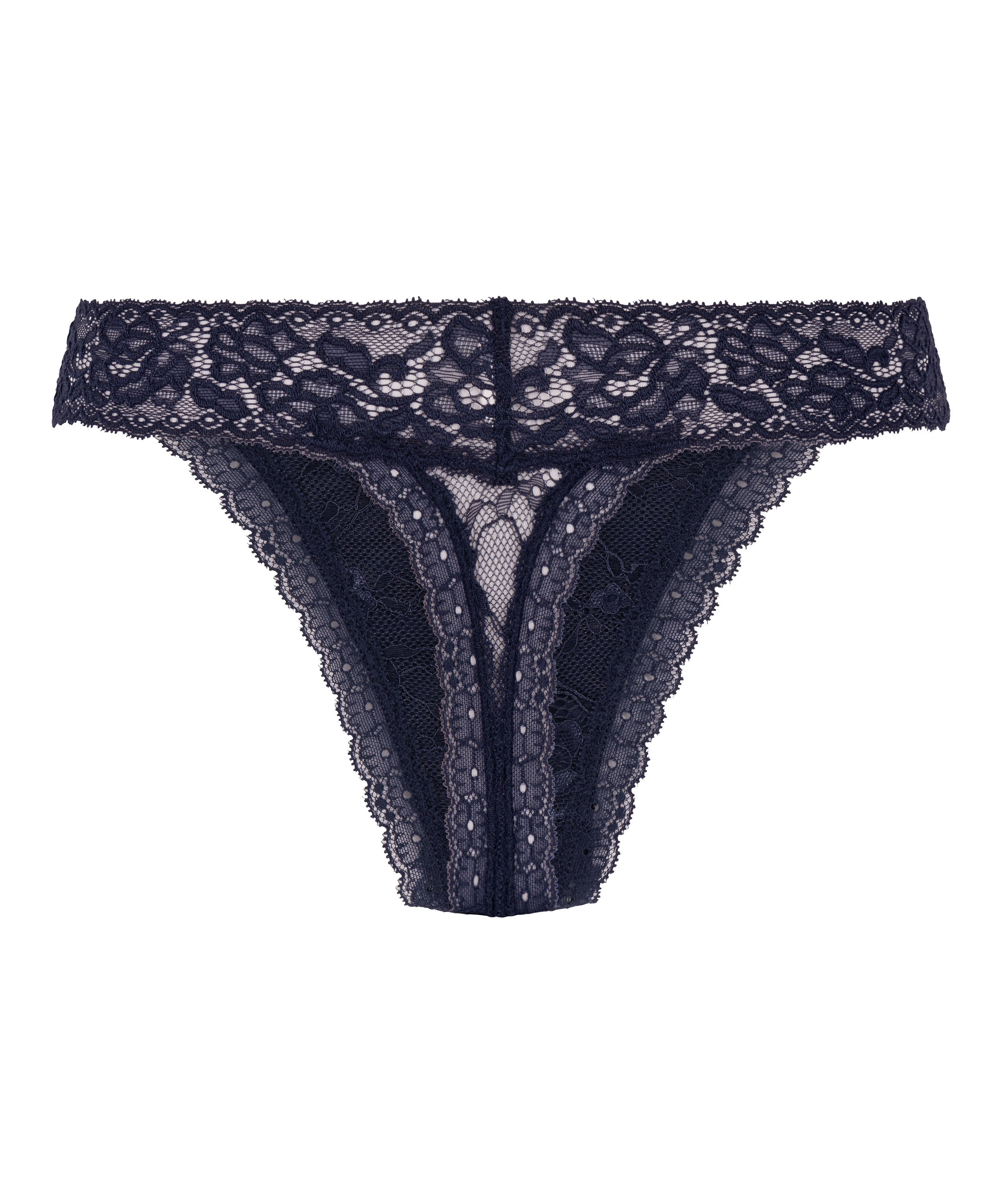 Madison Extra Low Thong, Blue, main