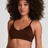 Dide Triangle Bralette, Brown
