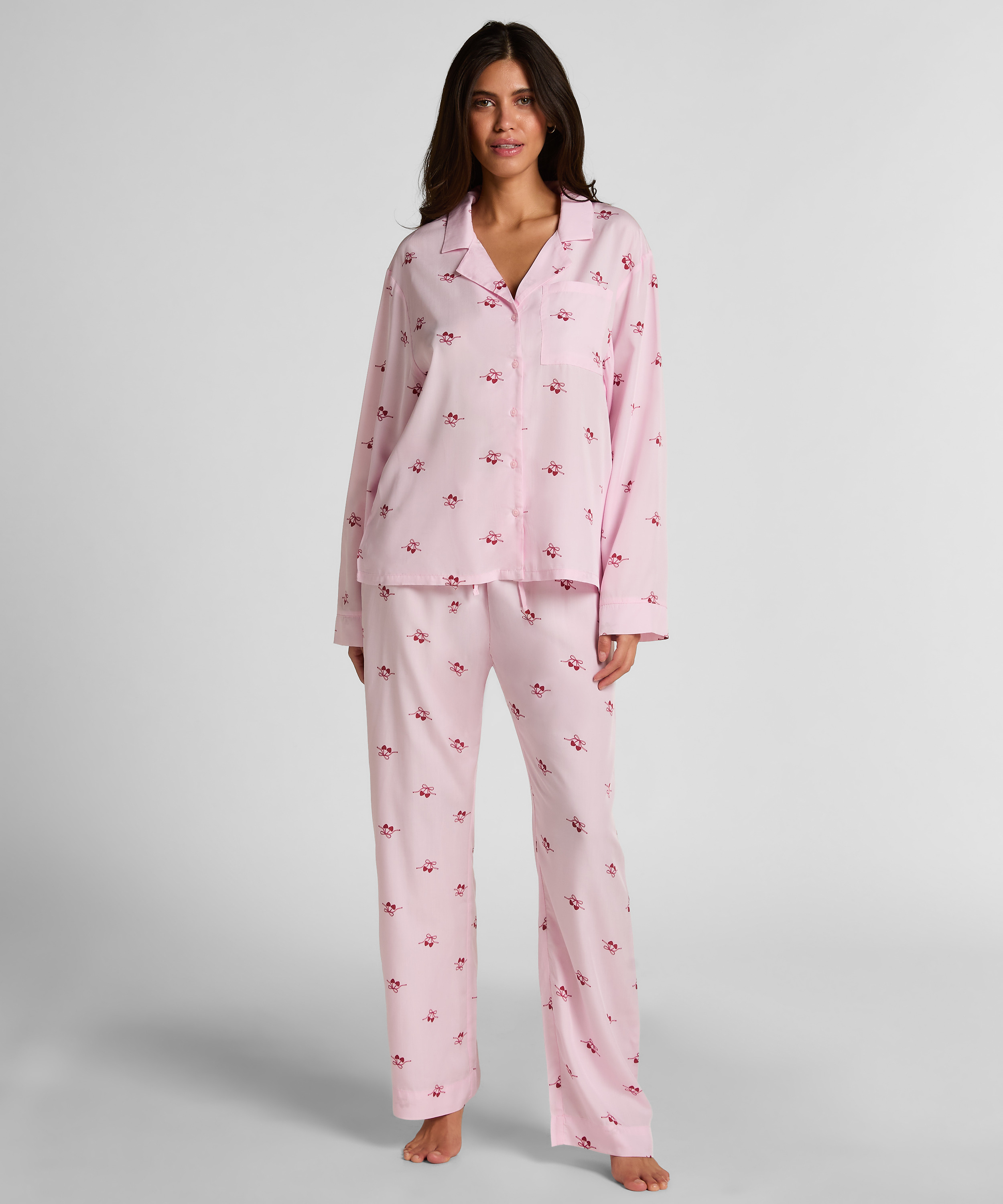 Jacket Woven Cherry, Pink, main