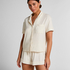Essential Jersey Short-Sleeved Jacket, White