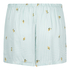 Short Viscose Check Print, Green